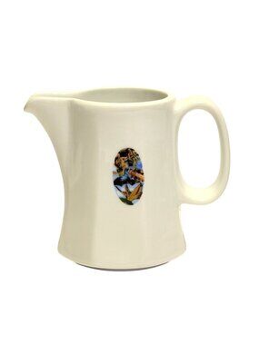 Schonwald Germany Creamer Hawaii Souvenir Hula Girls Aloha Tower Flower